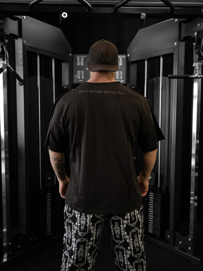OVERSIZE FIRST DREAM SERIES T-SHIRT SİYAH - Görsel 5