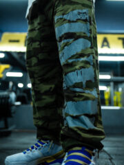 KAMUFLAJ HANK BASKI ŞALVAR YEŞİL - Görsel 2