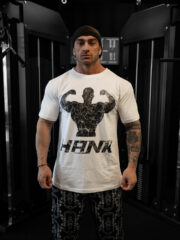 SLIMFIT SİLÜET BASKILI T-SHIRT BEYAZ