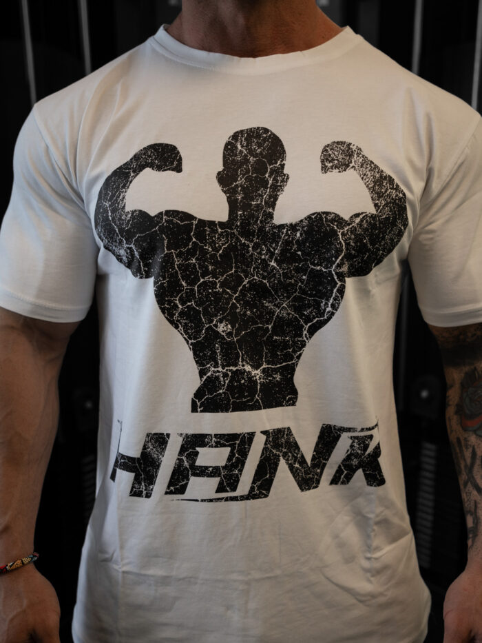 SLIMFIT SİLÜET BASKILI T-SHIRT BEYAZ - Görsel 2