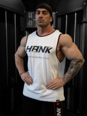 SIFIR KOL REALBODYBUILNG T-SHIRT BEYAZ - Görsel 2