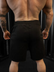 HANK ŞERİT OVERSIZE ŞORT SİYAH - Görsel 4