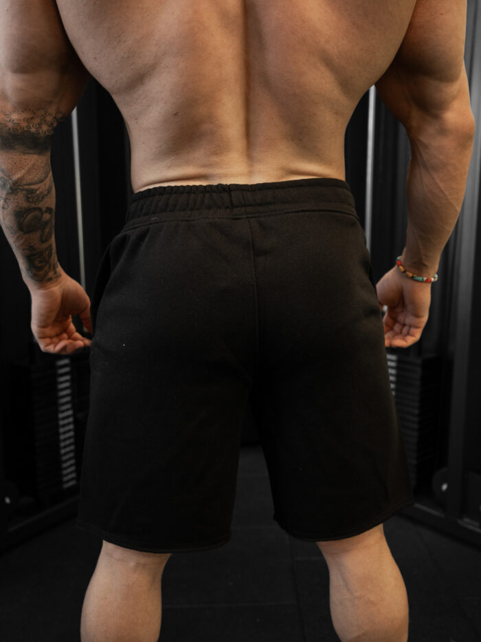 HANK ŞERİT OVERSIZE ŞORT SİYAH - Görsel 4