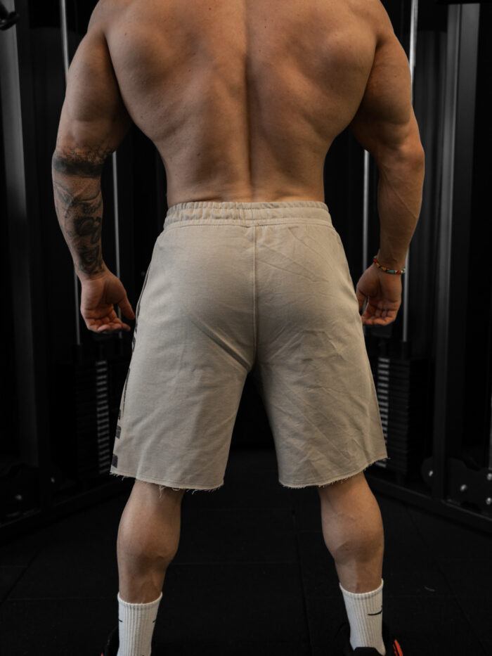 HANK OVERSIZE ŞORT ÇÖL GRİSİ - Görsel 4