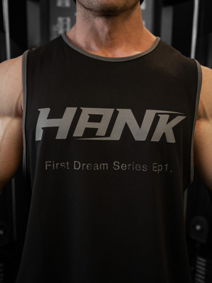 SIFIR KOL REALBODYBUILNG T-SHIRT SİYAH - Görsel 2