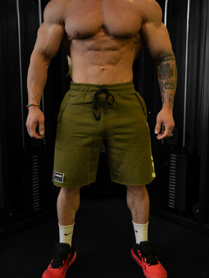 DSC08852 HANK OVERSIZE ŞORT HAKİ - Görsel 1