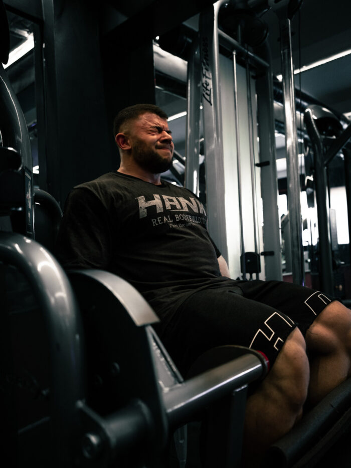 HANK REALBODYBUILDING OVERSIZE ŞORT SİYAH - Görsel 3