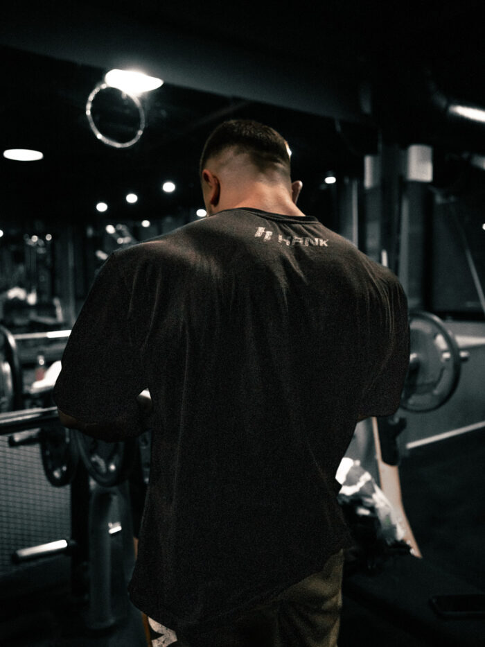 OVERSIZE SİLÜET BASKILI T-SHIRT SİYAH - Görsel 3