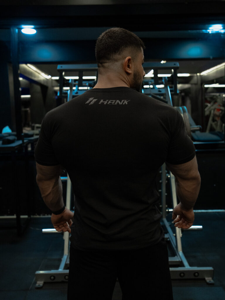 SLIMFIT SİLÜET BASKILI T-SHIRT SİYAH - Görsel 5