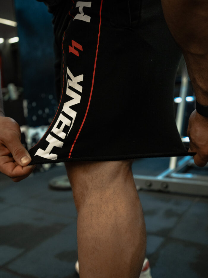 HANK ŞERİT OVERSIZE ŞORT SİYAH - Görsel 6