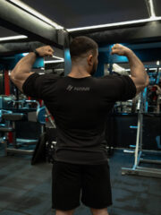 SLIMFIT SİLÜET BASKILI T-SHIRT SİYAH - Görsel 4