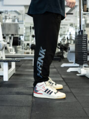 HANK OVERSIZE EŞOFMAN GRİ BASKILI SİYAH