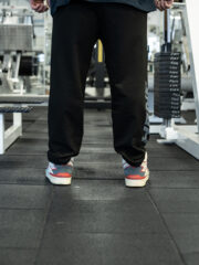 HANK OVERSIZE EŞOFMAN GRİ BASKILI SİYAH - Görsel 4