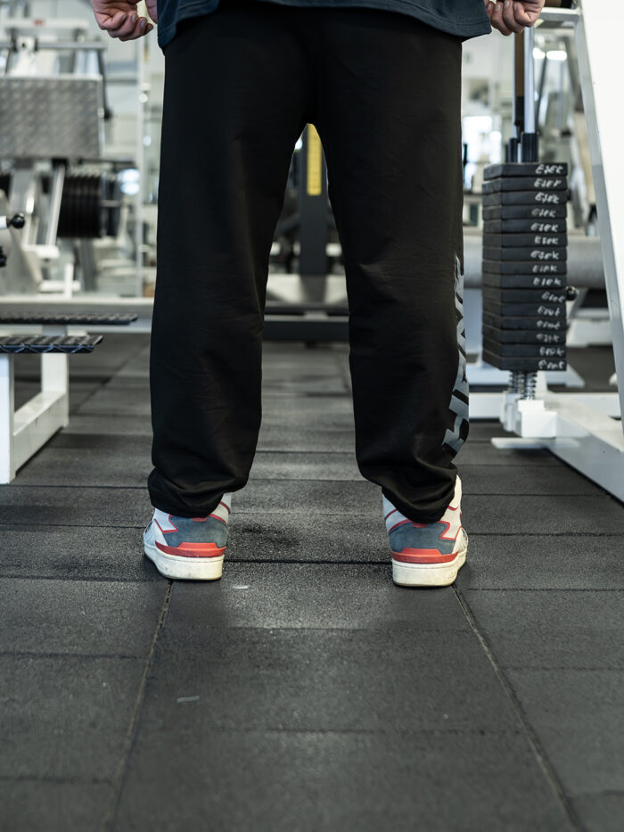 HANK OVERSIZE EŞOFMAN GRİ BASKILI SİYAH - Görsel 4