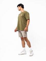 BIIG MAN YEŞİL OVERSIZE T-SHIRT - Görsel 2