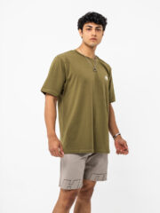 BIIG MAN YEŞİL OVERSIZE T-SHIRT - Görsel 3