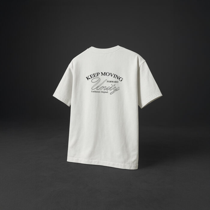 Keep Moving T-Shirt Beyaz - Görsel 2