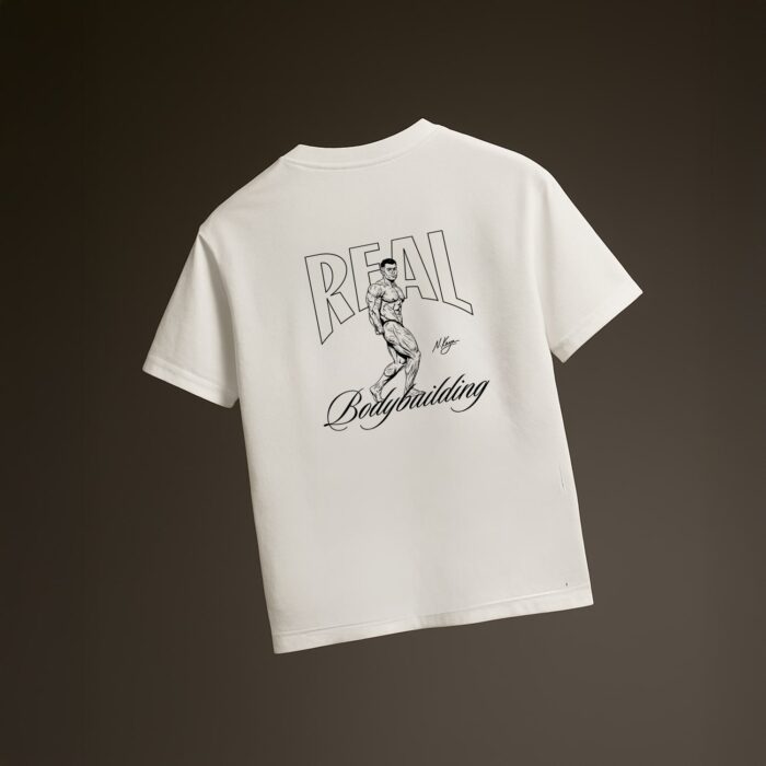 Nihat Kaya Signature Pose T-Shirt Beyaz - Görsel 2