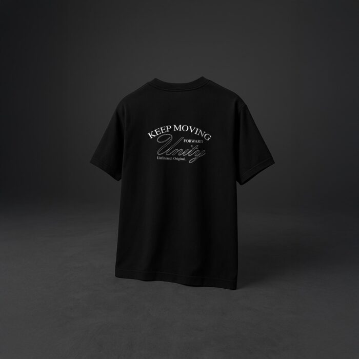 Keep Moving T-Shirt Siyah - Görsel 2