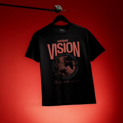 Hank Vizyon T-Shirt Siyah