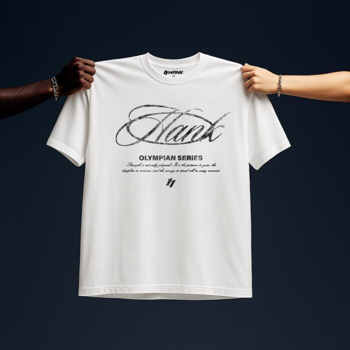 O╠ên-min (1) Olympian Serisi T-Shirt Beyaz - Görsel 1