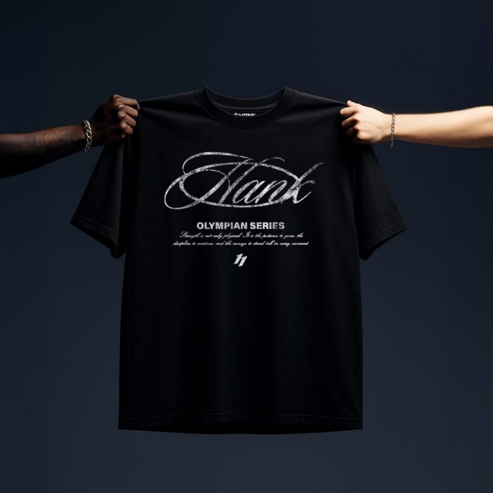 o╠ên-min Olympian Serisi T-Shirt Siyah - Görsel 1